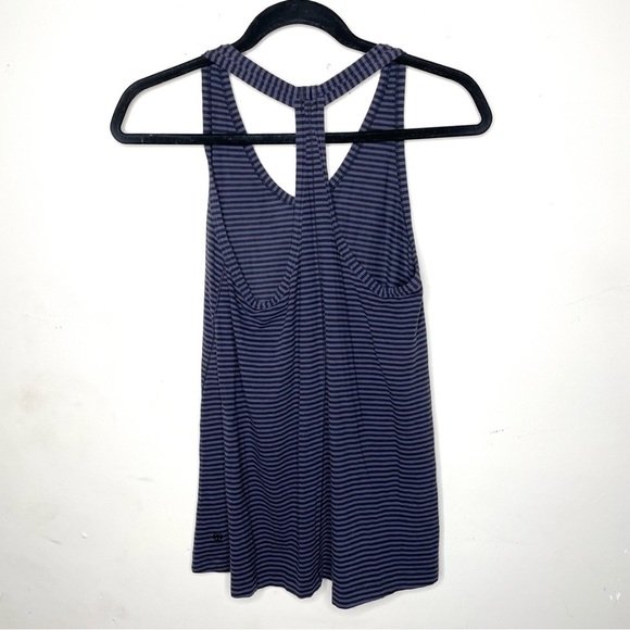 lululemon Mountain Tank Stripe Cadet Purple Black - Picture 9 of 14